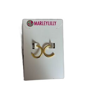 MarleyLilly Gold Hoop Earrings